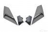 Lamborghini Aventador OEM new Carbon matt rear glass and fender air intakes set